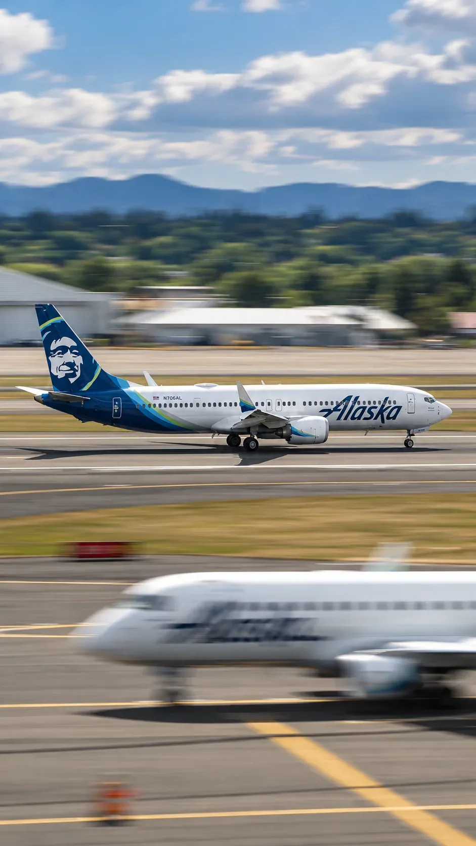N706AL · Boeing 737 MAX 9 at Portland International Airport