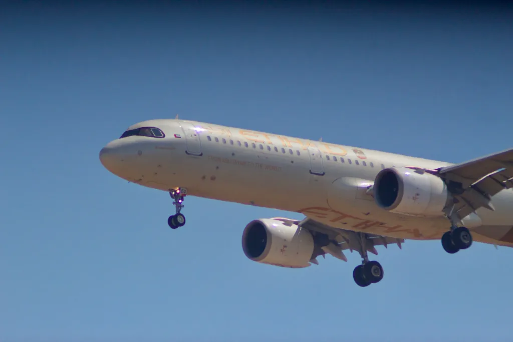 A6-AEQ · Airbus A321neo at Ben Gurion International Airport