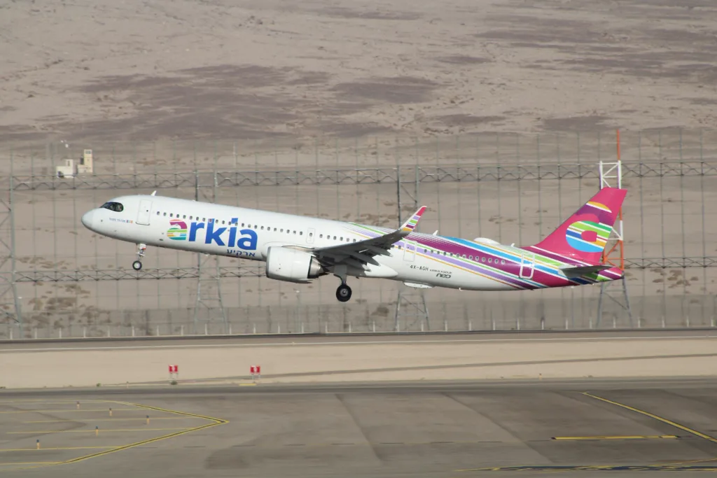4X-AGH · Airbus A321 at Ramon International Airport