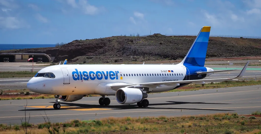 D-AIUT · Airbus A320 at Gran Canaria Airport