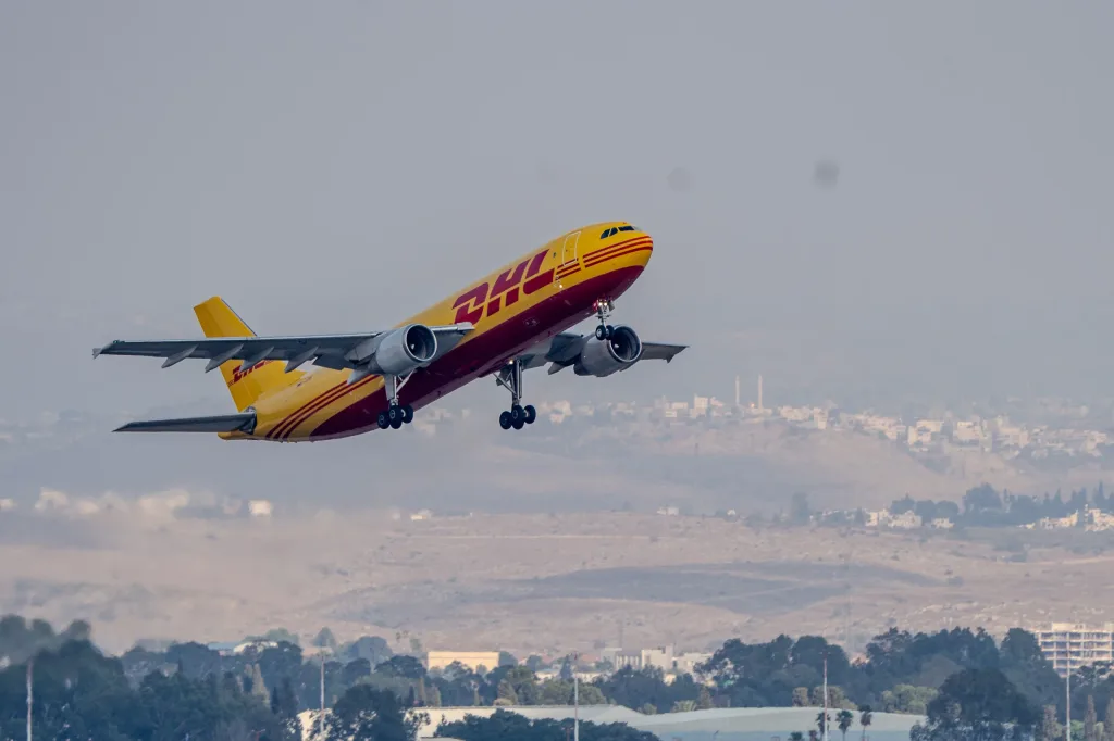 D-AZMK · Airbus A300-600 at Ben Gurion International Airport