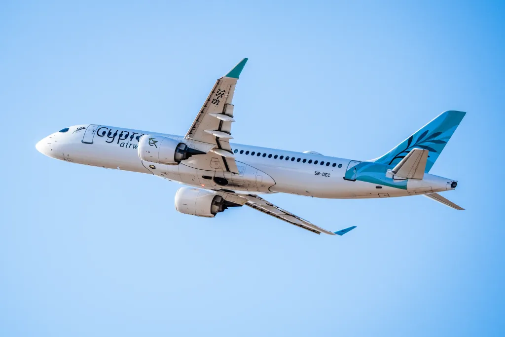 5B-DEC · Airbus A220-300 at Ben Gurion International Airport (photo 3 of 3)