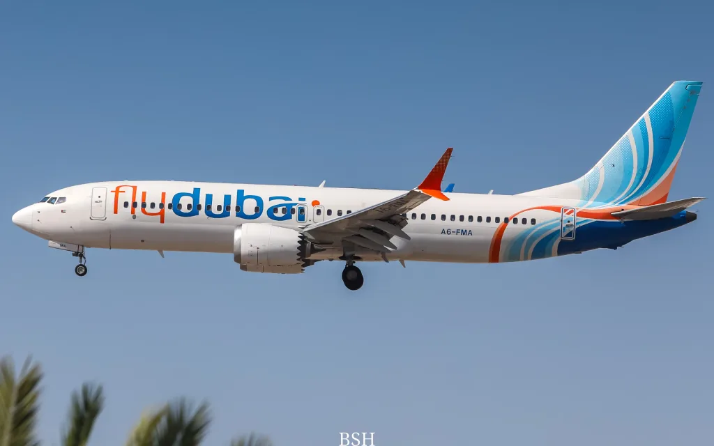 A6-FMA · Boeing 737 at Ben Gurion International Airport
