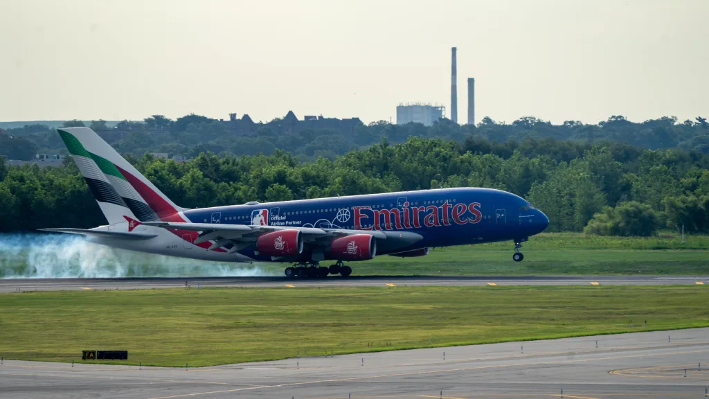 A6-EOD · Airbus A380-800 at John F. Kennedy International Airport
