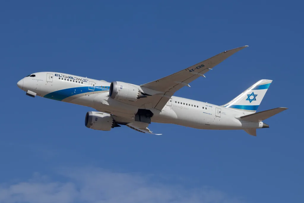 4X-ERB · Boeing 787-8 at Ben Gurion International Airport
