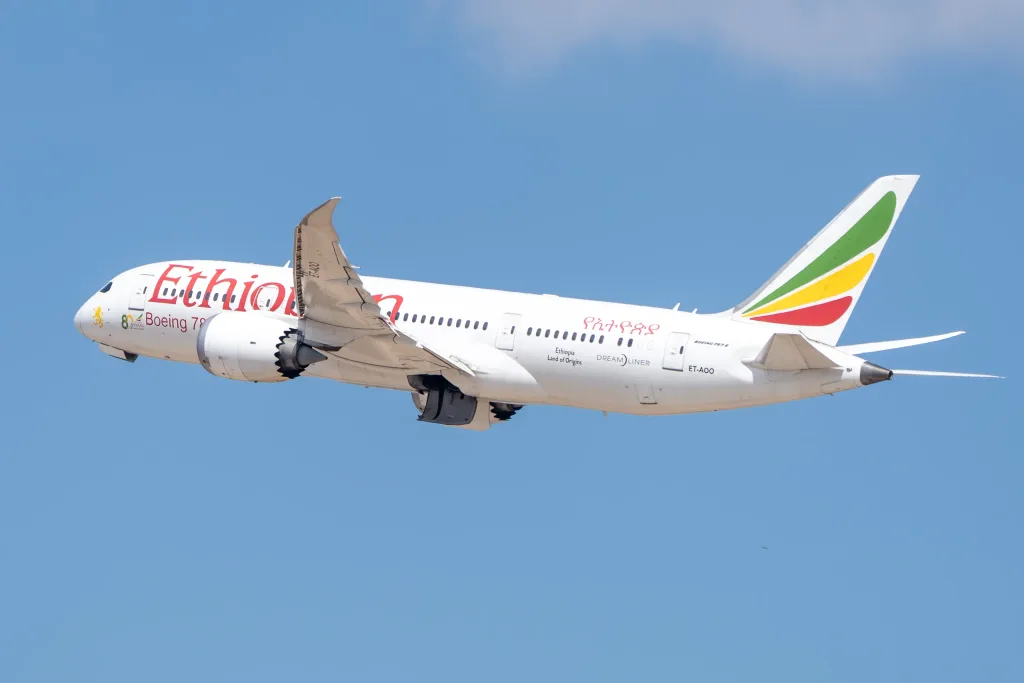 ET-AOO · Boeing 787-8 at Ben Gurion International Airport