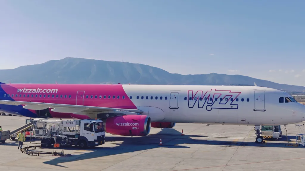 Wizz Air at Athens Eleftherios Venizelos International Airport