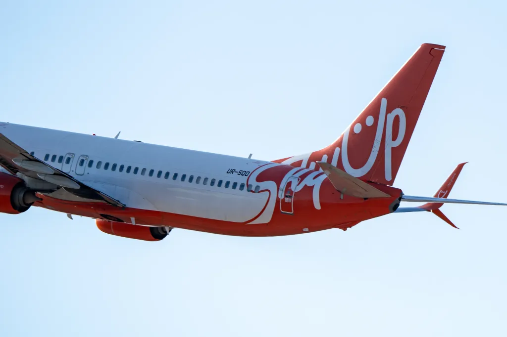UR-SQO · Boeing 737-800 at Ben Gurion International Airport