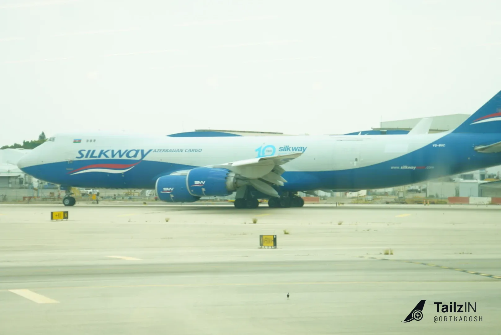 VQ-BVC · Boeing 747-8 at Ben Gurion International Airport (photo 3 of 6)