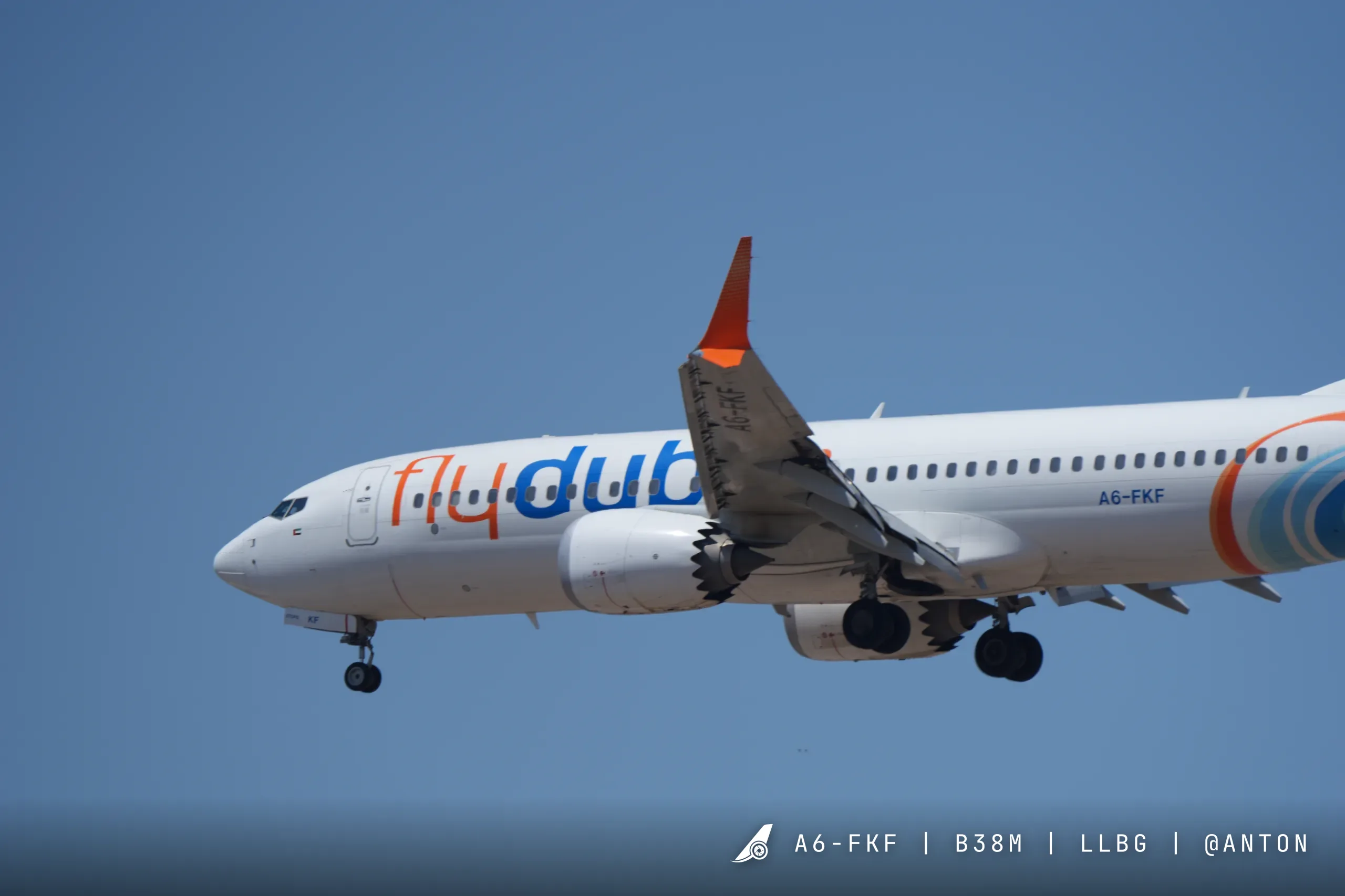 A6-FKF · Boeing 737 at Ben Gurion International Airport (photo 2 of 2)