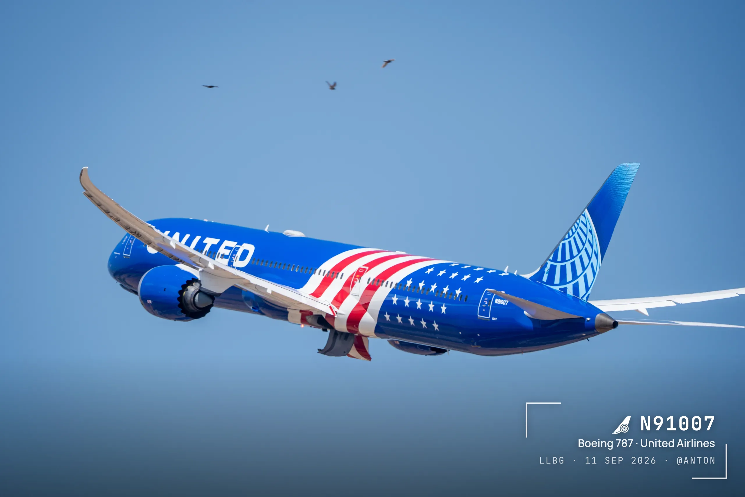 N91007 · Boeing 787 at Ben Gurion International Airport (photo 6 of 7)