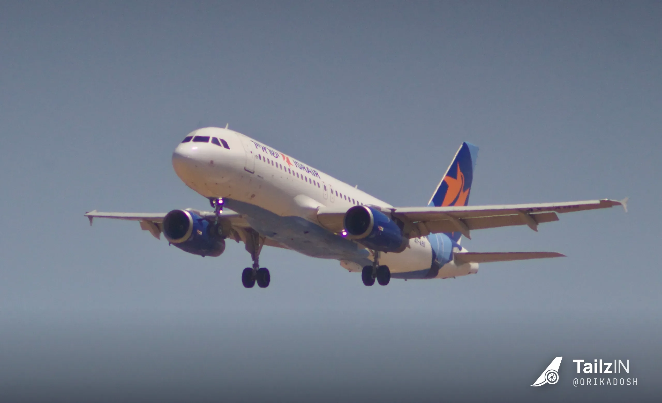 4X-ABS · Airbus a320-232 at Ben Gurion International Airport (photo 8 of 8)