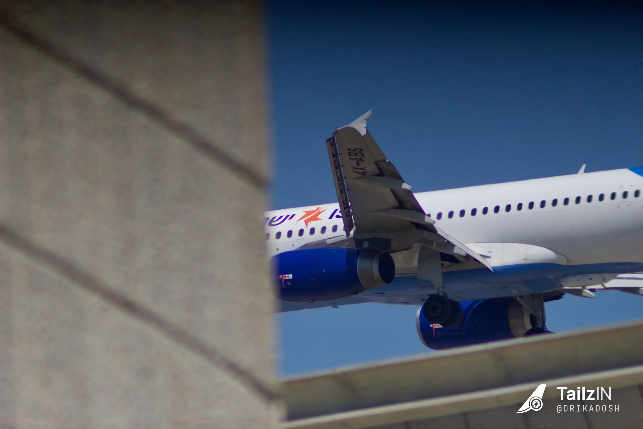 4X-ABS · Airbus a320-232 at Ben Gurion International Airport (photo 6 of 8)