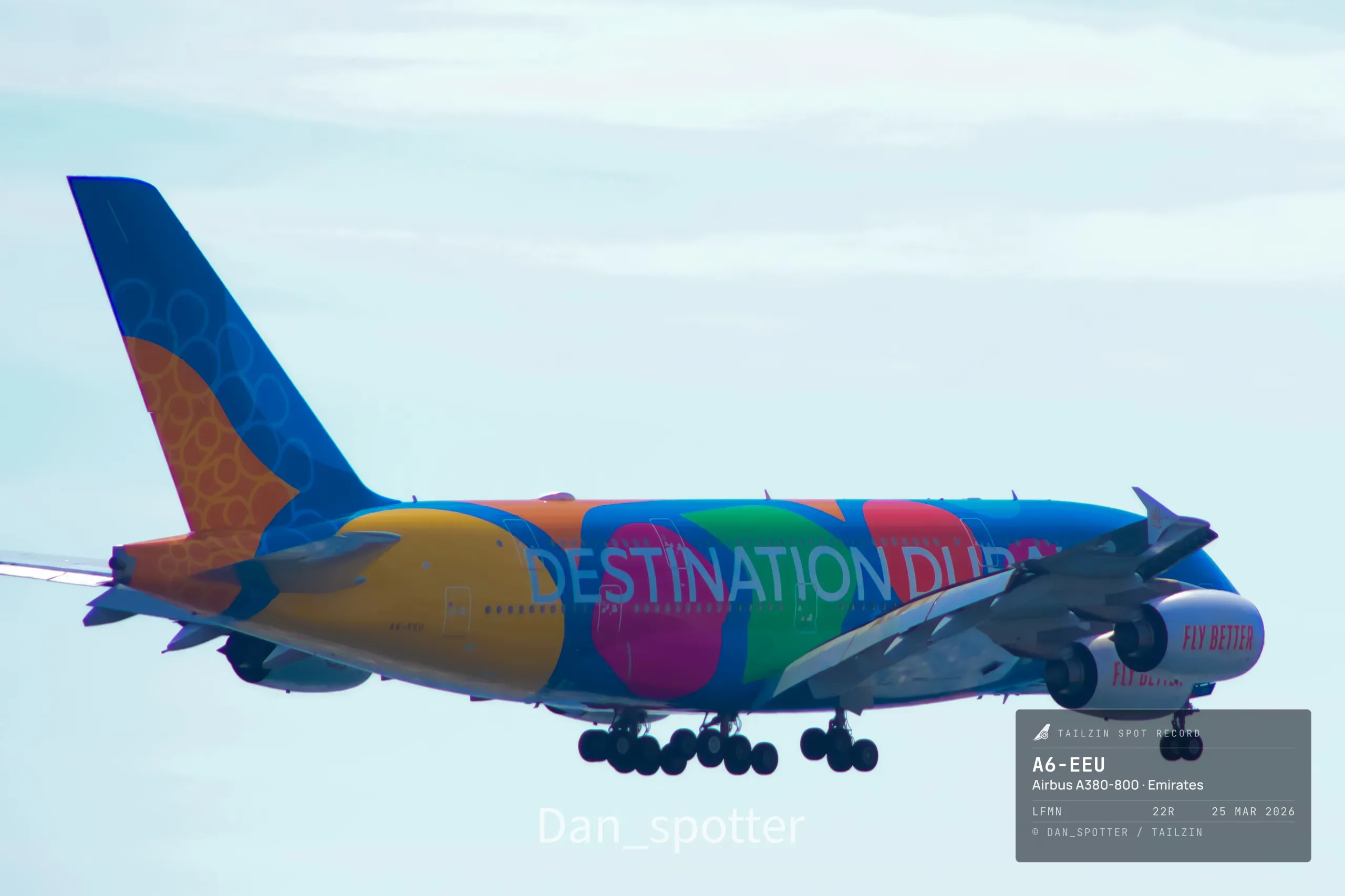 A6-EEU · Airbus A380-800 at Nice-Côte d'Azur Airport (photo 2 of 2)
