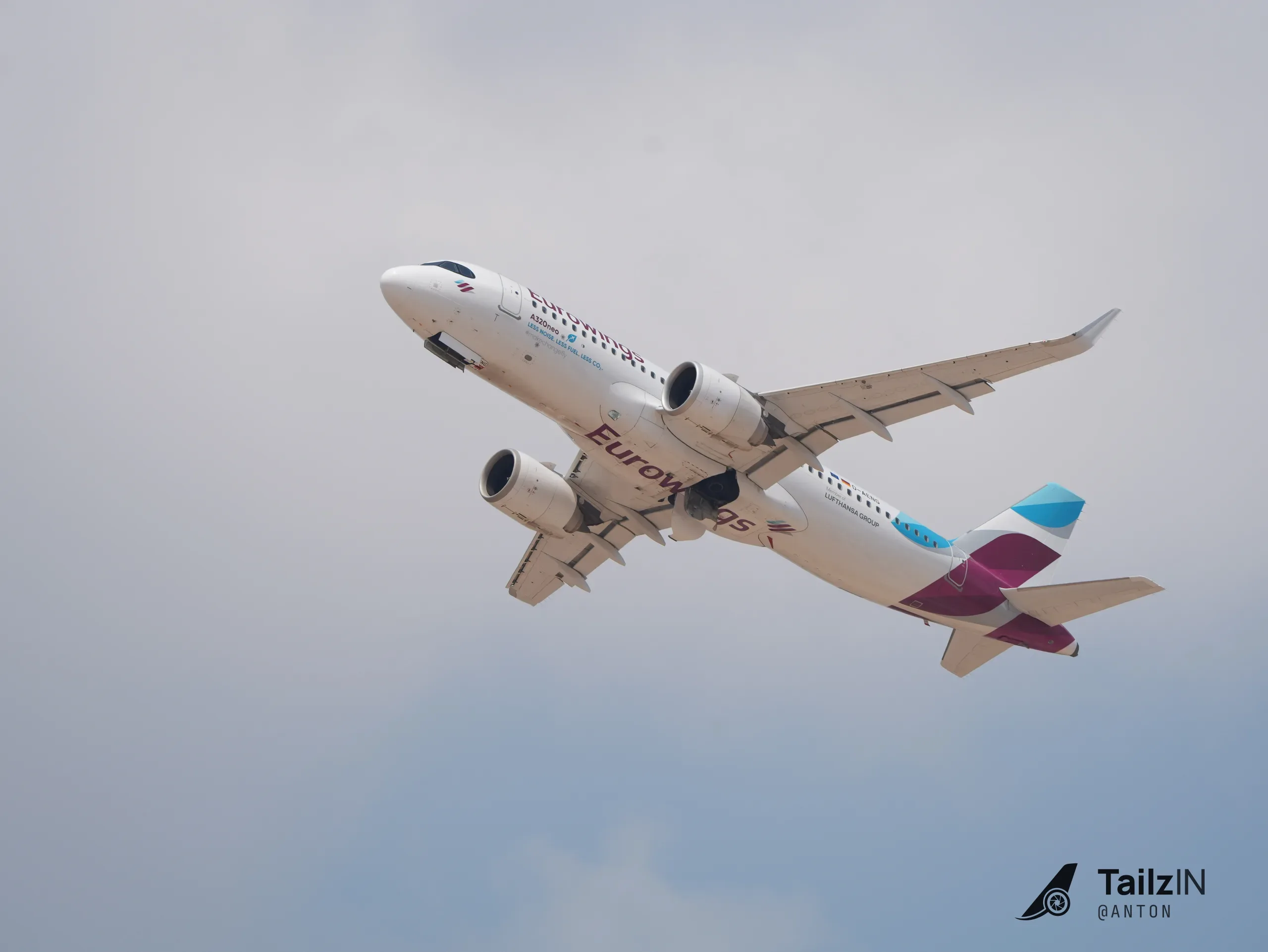 D-AENG · Airbus A320-251N at Ben Gurion International Airport (photo 2 of 2)