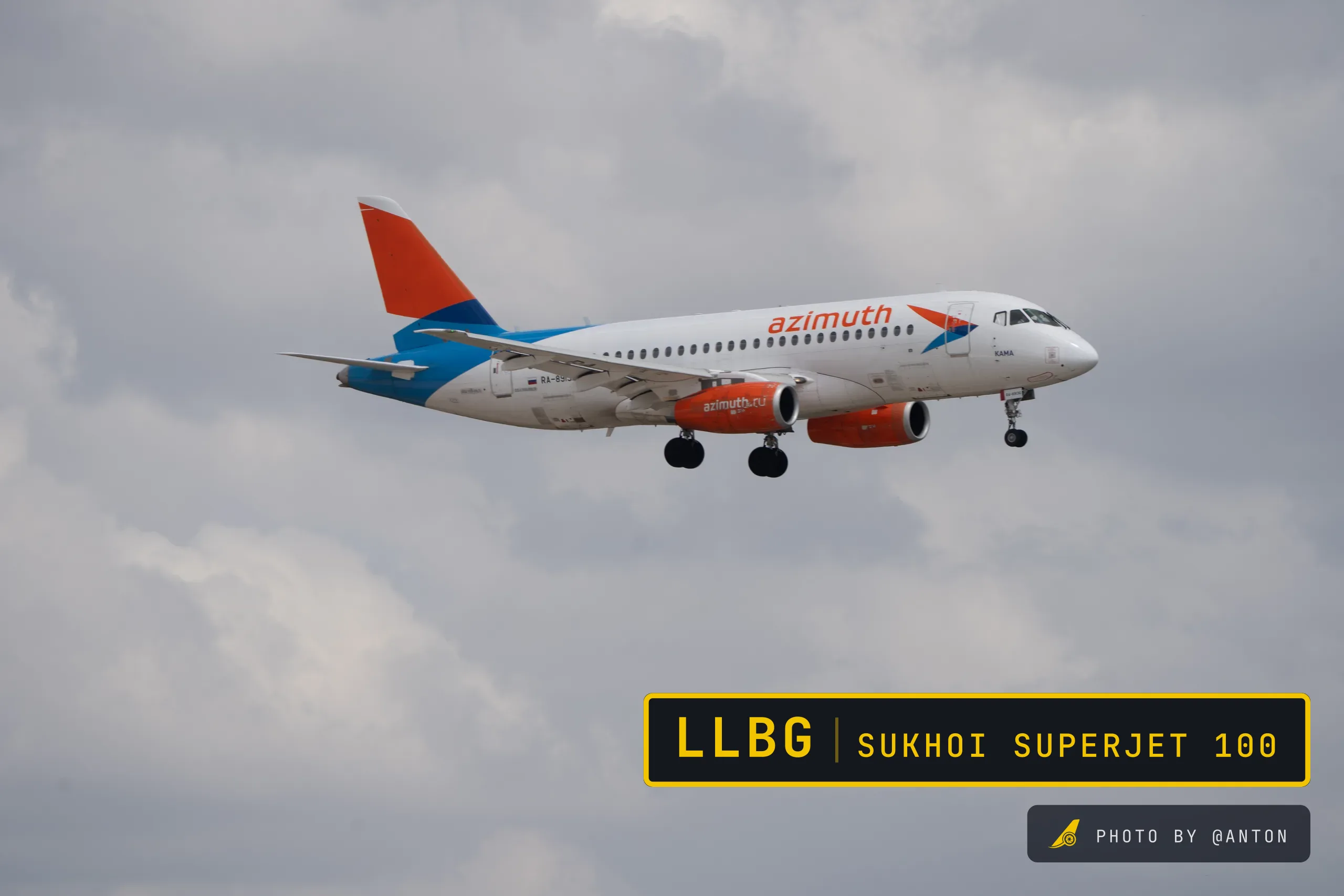 RA-89136 · Sukhoi Superjet 100 at Ben Gurion International Airport (photo 2 of 3)