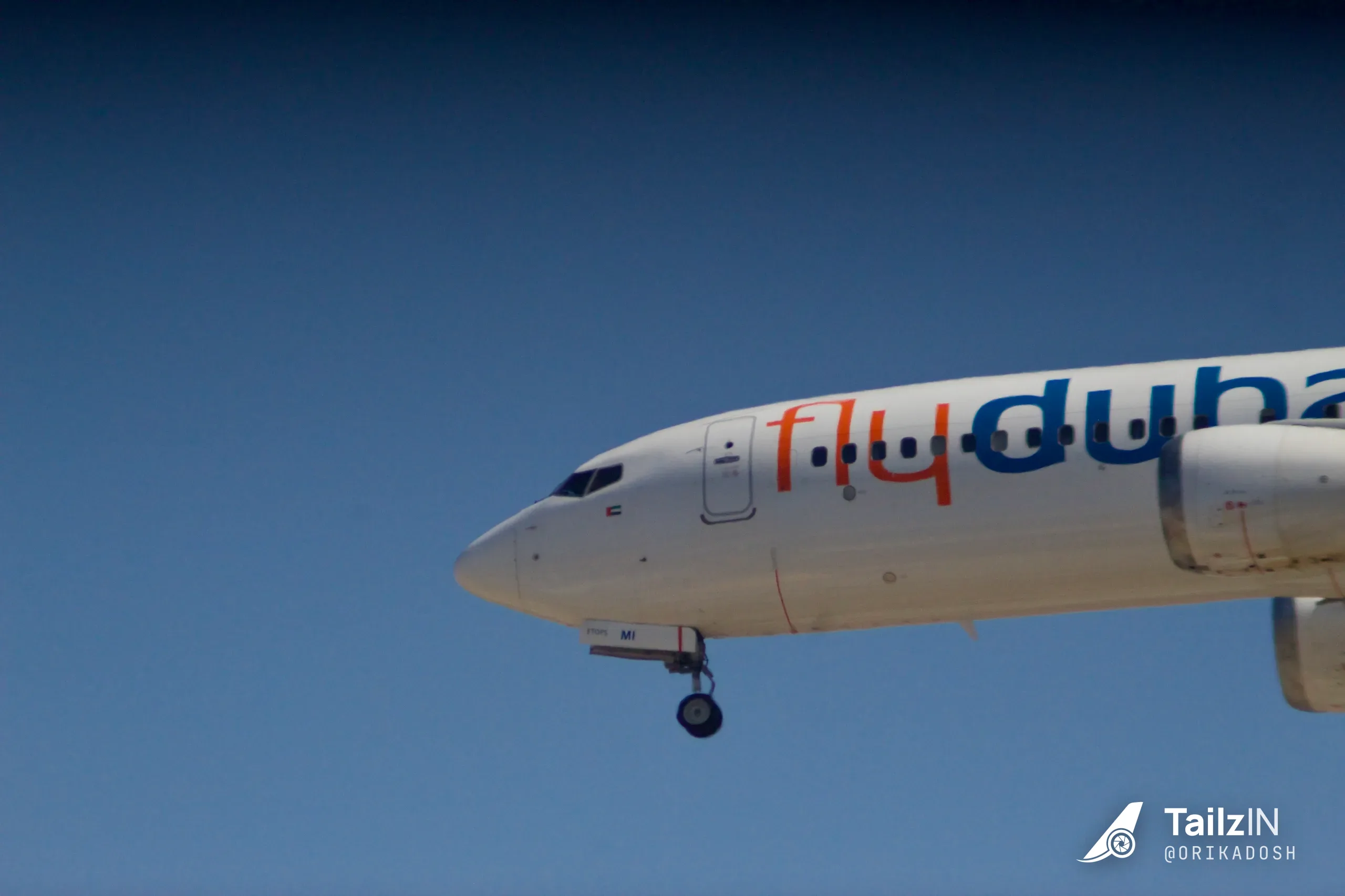 A6-FMI · Boeing 737 MAX 8 at Ben Gurion International Airport (photo 2 of 3)