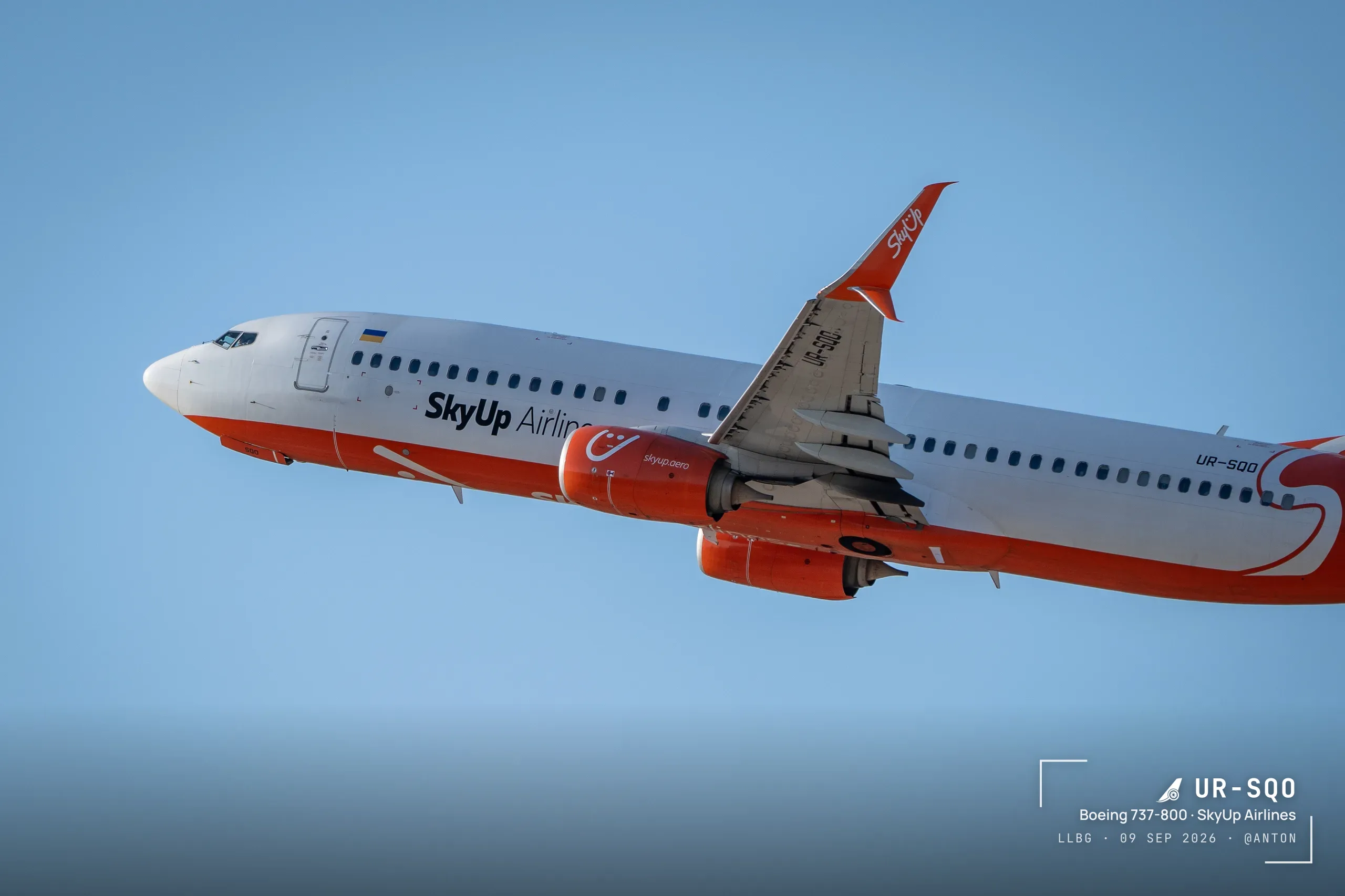 UR-SQO · Boeing 737-800 at Ben Gurion International Airport (photo 2 of 3)