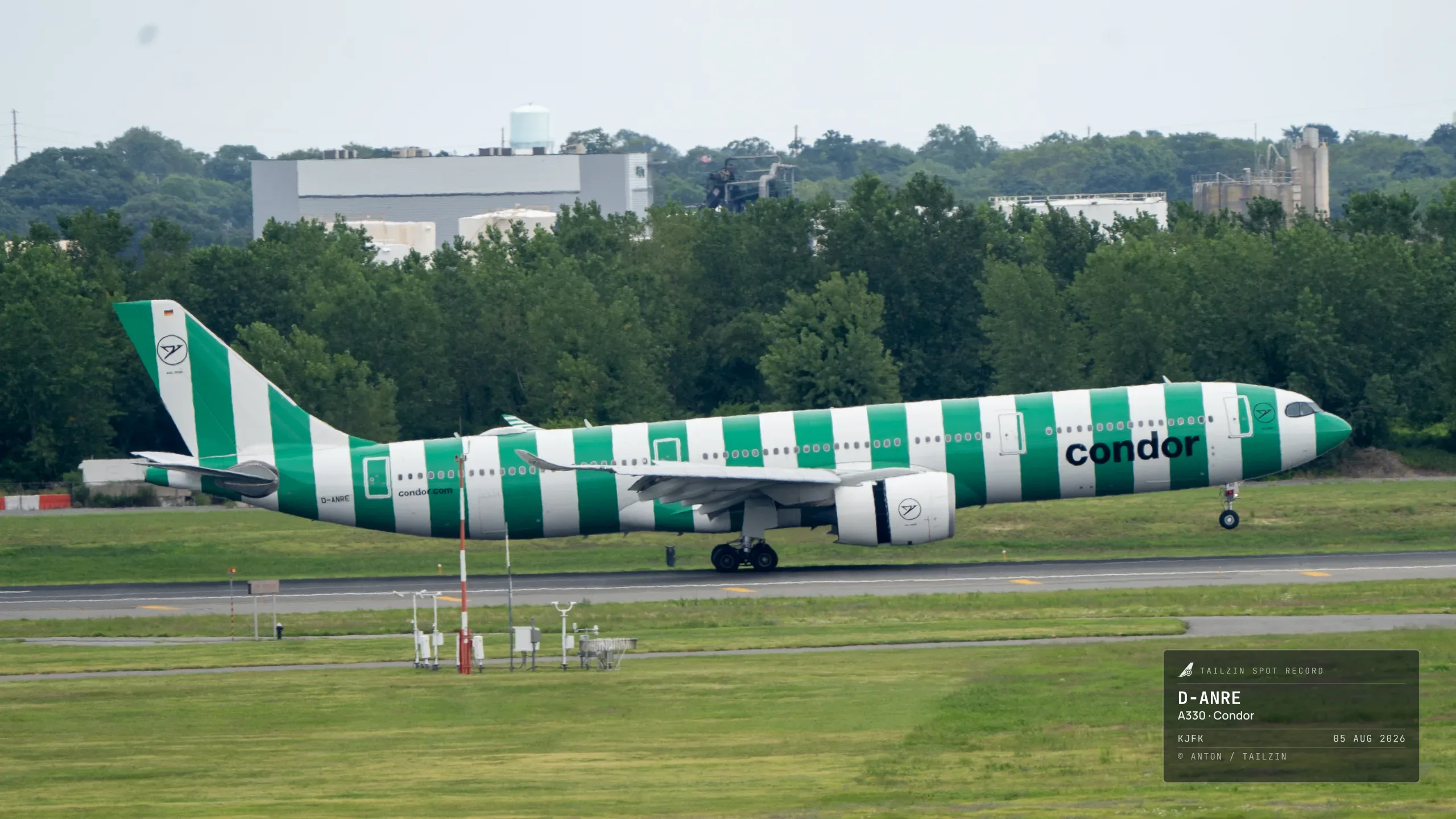 D-ANRE · Airbus A330 at John F. Kennedy International Airport (photo 3 of 3)
